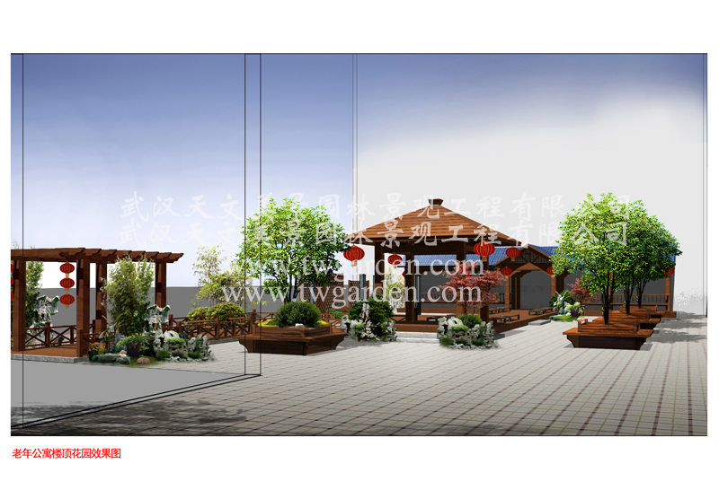 武漢老年公寓樓頂