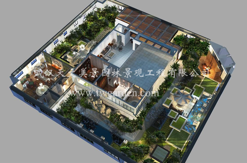 屋頂花園設(shè)計圖