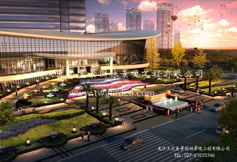 酒店景觀效果圖